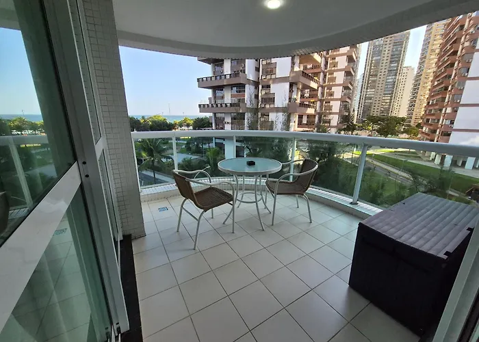 Flat Barra Da Tijuca Resort Urbano Beira Mar